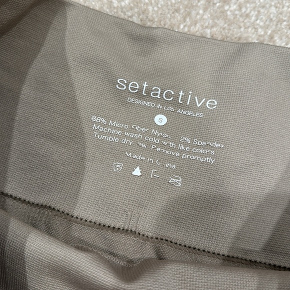 Set Active Ribbed Matching Set, Size Small - Picture 5 of 6